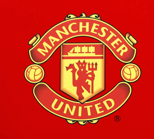 Custom Man Utd Print A4 Black frame